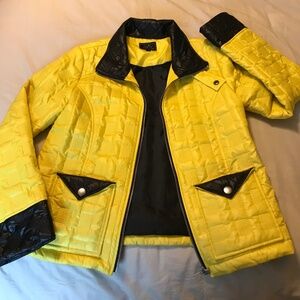 UbU Yellow and Black Jacket, Pack Your Personality, size S